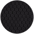 Buff and Shine Hex Face Foam Finishing Pad - 8", Black
