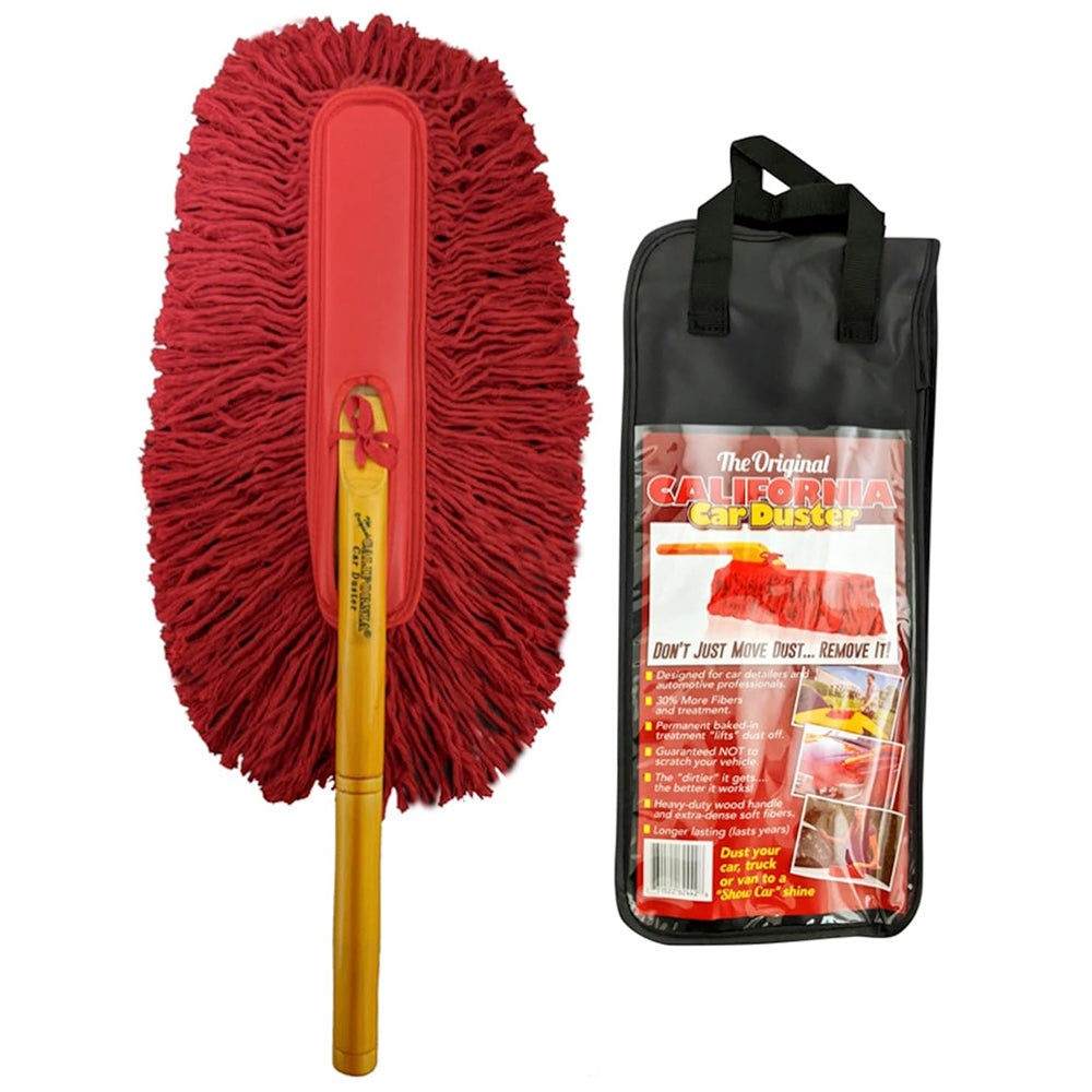 California Car Duster with 26" Wood Handle