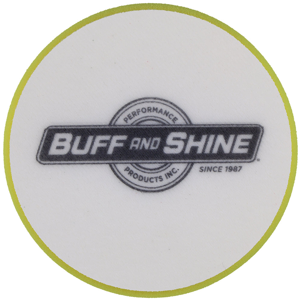 Buff and Shine Orbital/DA Foam Heavy Cutting Pad - 6", Yellow