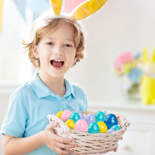 12Pcs Prefilled Easter Eggs Easter Princess Toys Theme Party Favor Basket Stuffers Filler Perfect for Easter Egg Hunt