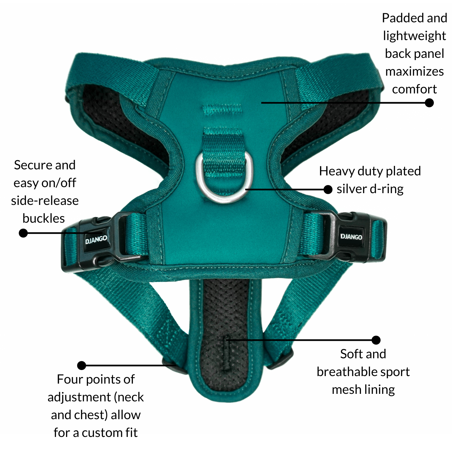 DJANGO Tahoe No Pull Dog Harness