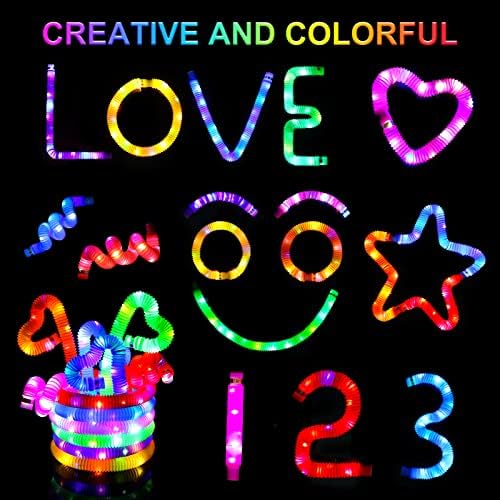 15 PCS Glow Sticks, Glow in The Dark Party Supplies, Bulk Light Up Party Favors, Glow Bracelets Necklaces, Neon Party Decorations,Easter Basket Stuffers Birthday Wedding Camping Decorations