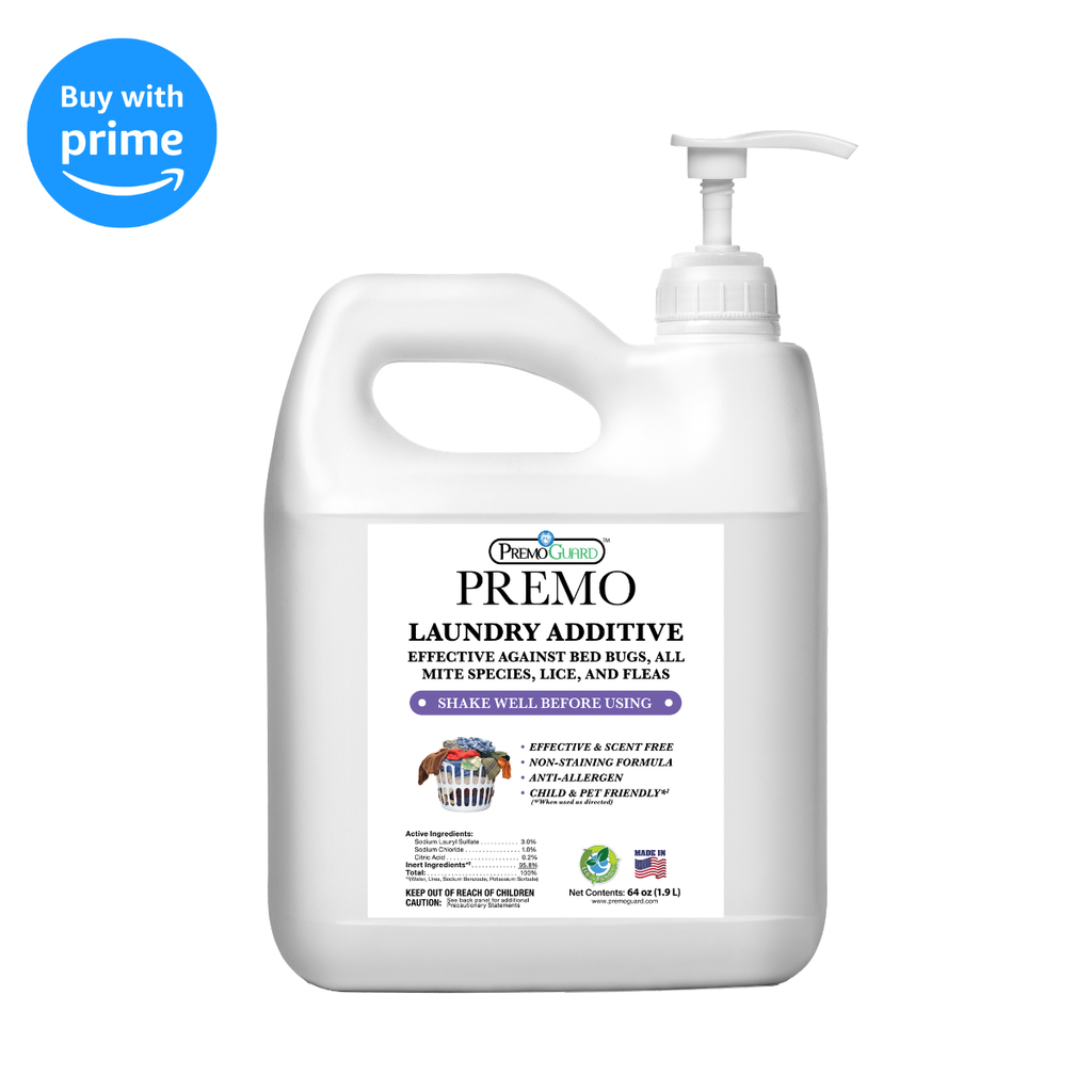 Bed Bug & Mite Laundry Additive 64 oz | Non-Toxic Treatment | Premo Guard