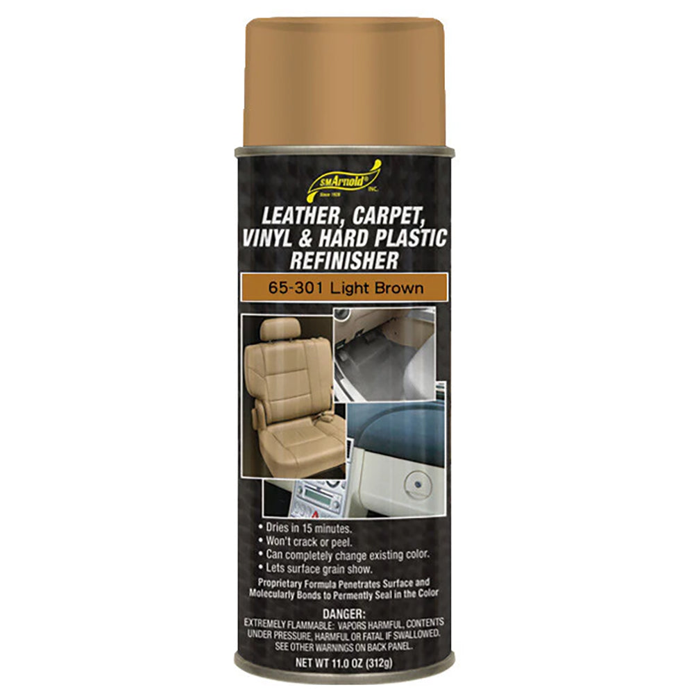 SM Arnold Leather, Vinyl & Hard Plastic Refinisher, 65-301 - Light Brown