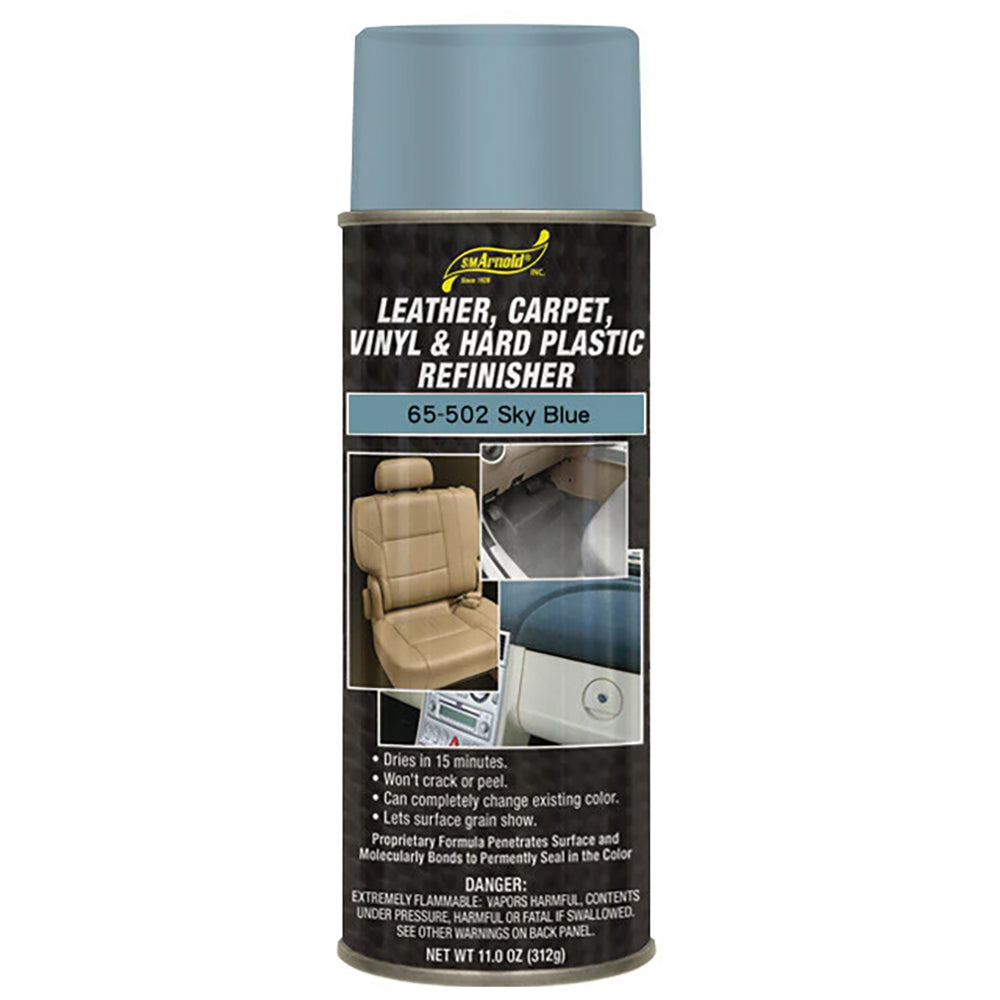 SM Arnold Leather, Vinyl & Hard Plastic Refinisher, 65-502 - Sky Blue