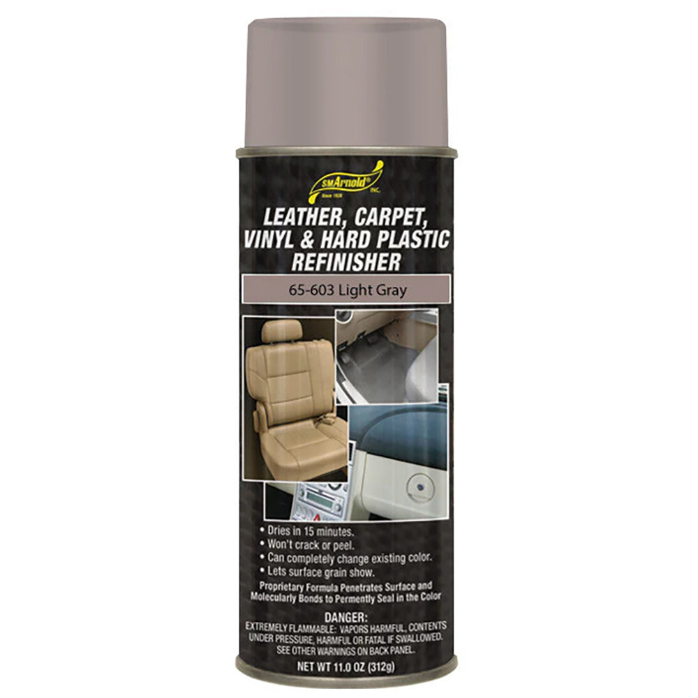 SM Arnold Leather, Vinyl & Hard Plastic Refinisher, 65-603 - Light Gray