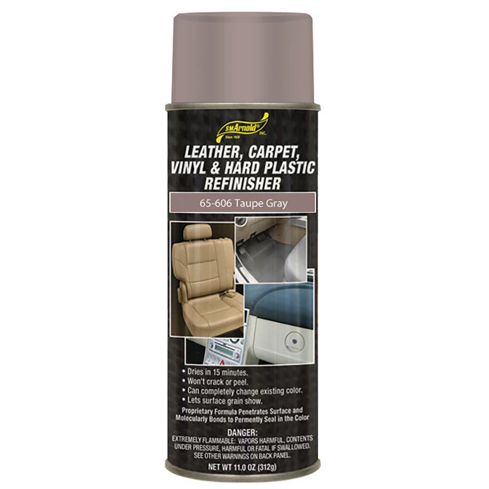 SM Arnold Leather, Vinyl & Hard Plastic Refinisher, 65-606 - Taupe Gray