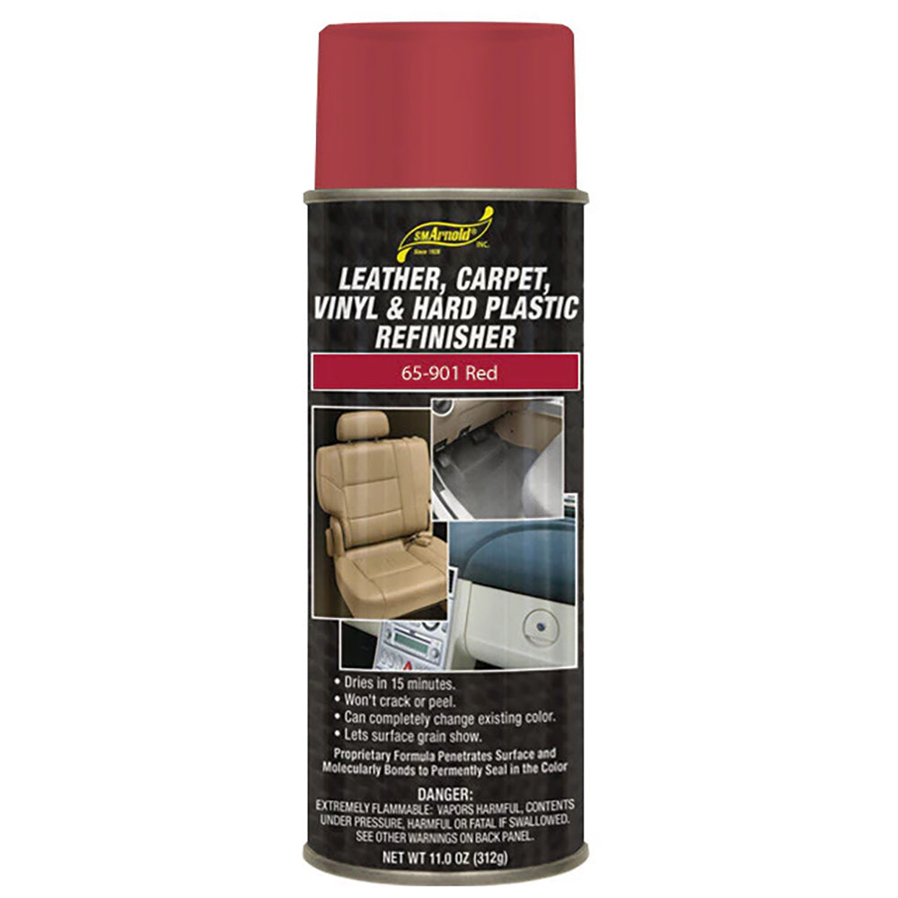 SM Arnold Leather, Vinyl & Hard Plastic Refinisher, 65-901 - Red