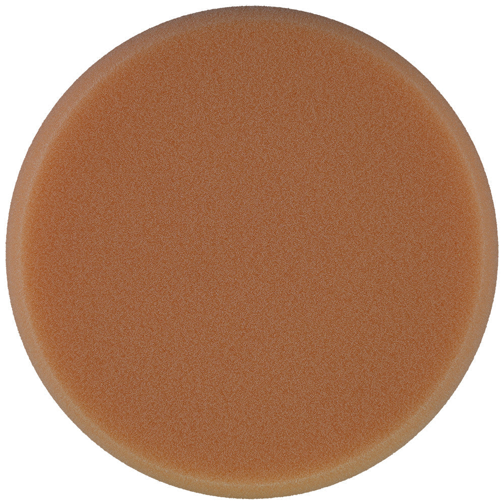 Buff and Shine Orbital/DA Foam Medium Cutting Pad - 6", Orange