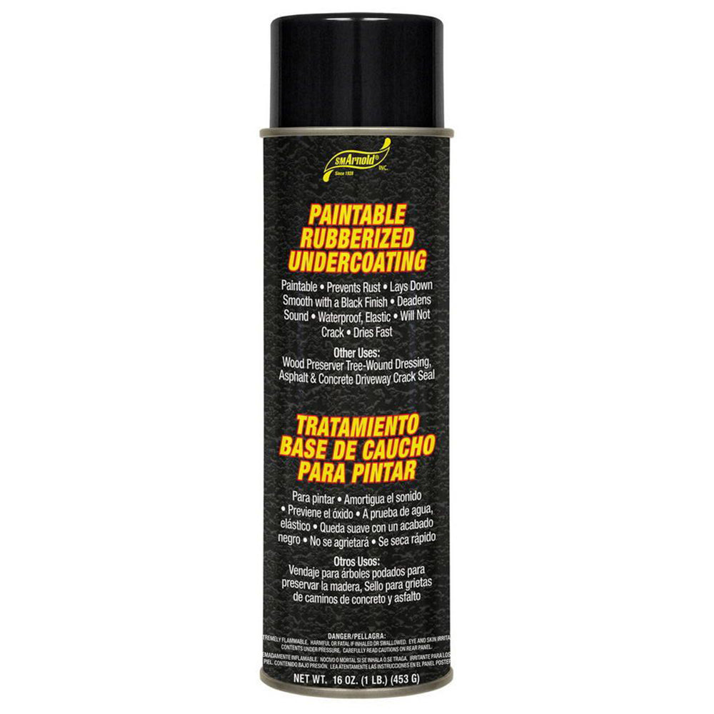 SM Arnold Paintable Rubberized Undercoating - 16 oz. aerosol