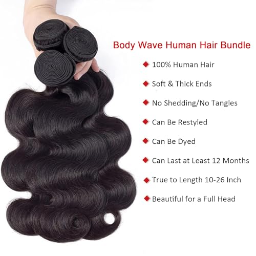 12A Human Hair Bundles 30 30 30 Inch Body Wave 3 Bundles Human Hair 100% Unprocessed Brazilian Virgin Weave 3 Bundles Human Hair Body Wave Deals Human Hair Extensions