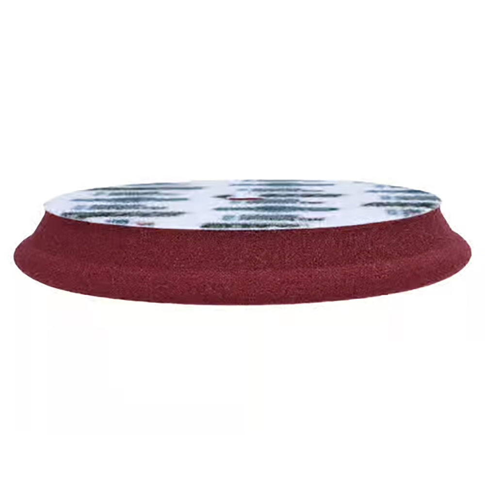 Buff and Shine Uro-Tec Foam Medium Cutting Pad - 6", Maroon