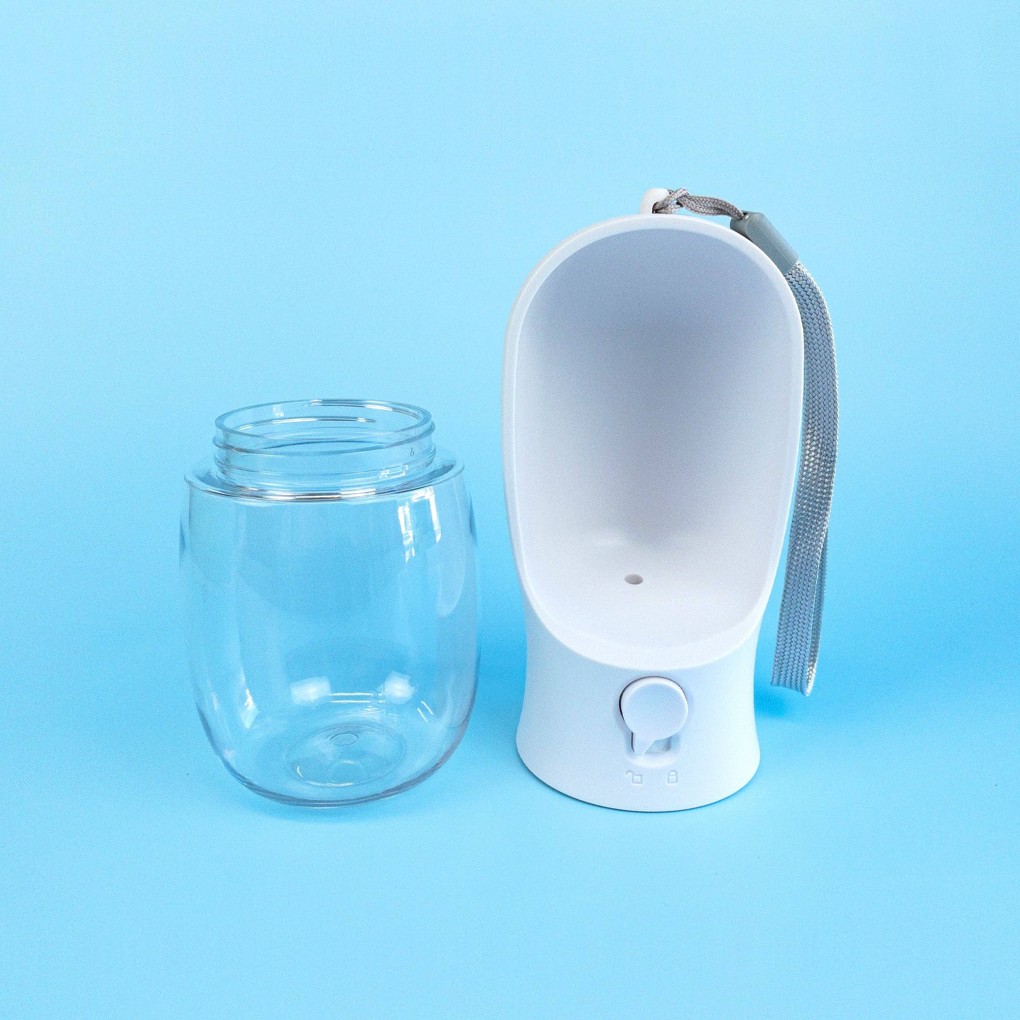 Green Waves Pet Water Bottle