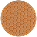 Buff and Shine Hex Face Foam Cutting Pad - 8", Orange