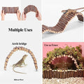 10Pcs Bearded Dragon Tank Accessories, Reptile Hammock Plants Bridge Jungle Climber Vines for Snakes Bearded Dragon Chameleon Gecko Lizard