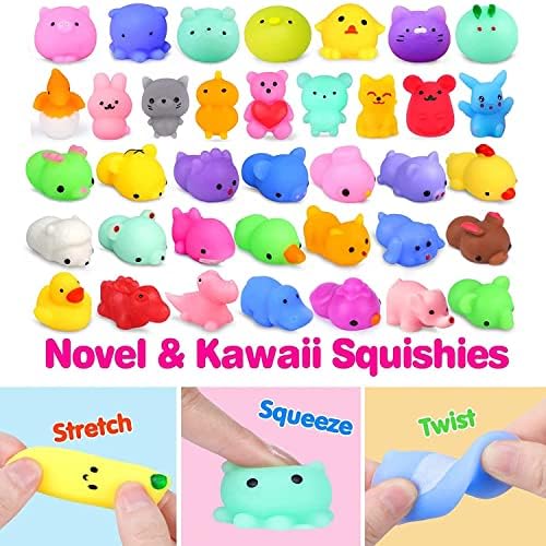 118 Pcs Party Favors for Kids, Pop Fidget Toys, Treasure Box Toys, Classroom Prizes, Pinata Filler Goodie Bag Stuffers, Treasure Chest, Carnival Prize Box Toys for Boys Girls 4-8-12