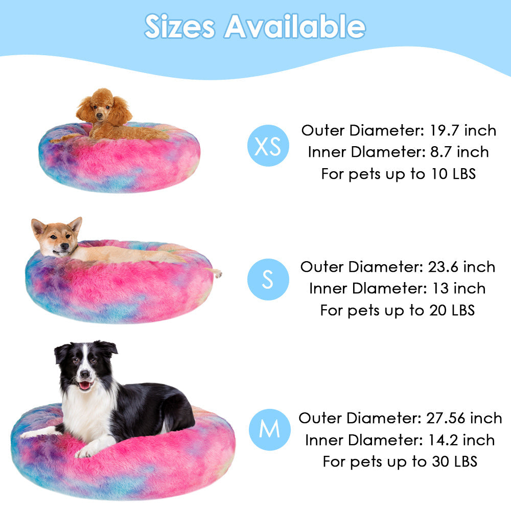 Pet Calming Bed - Mix Blue