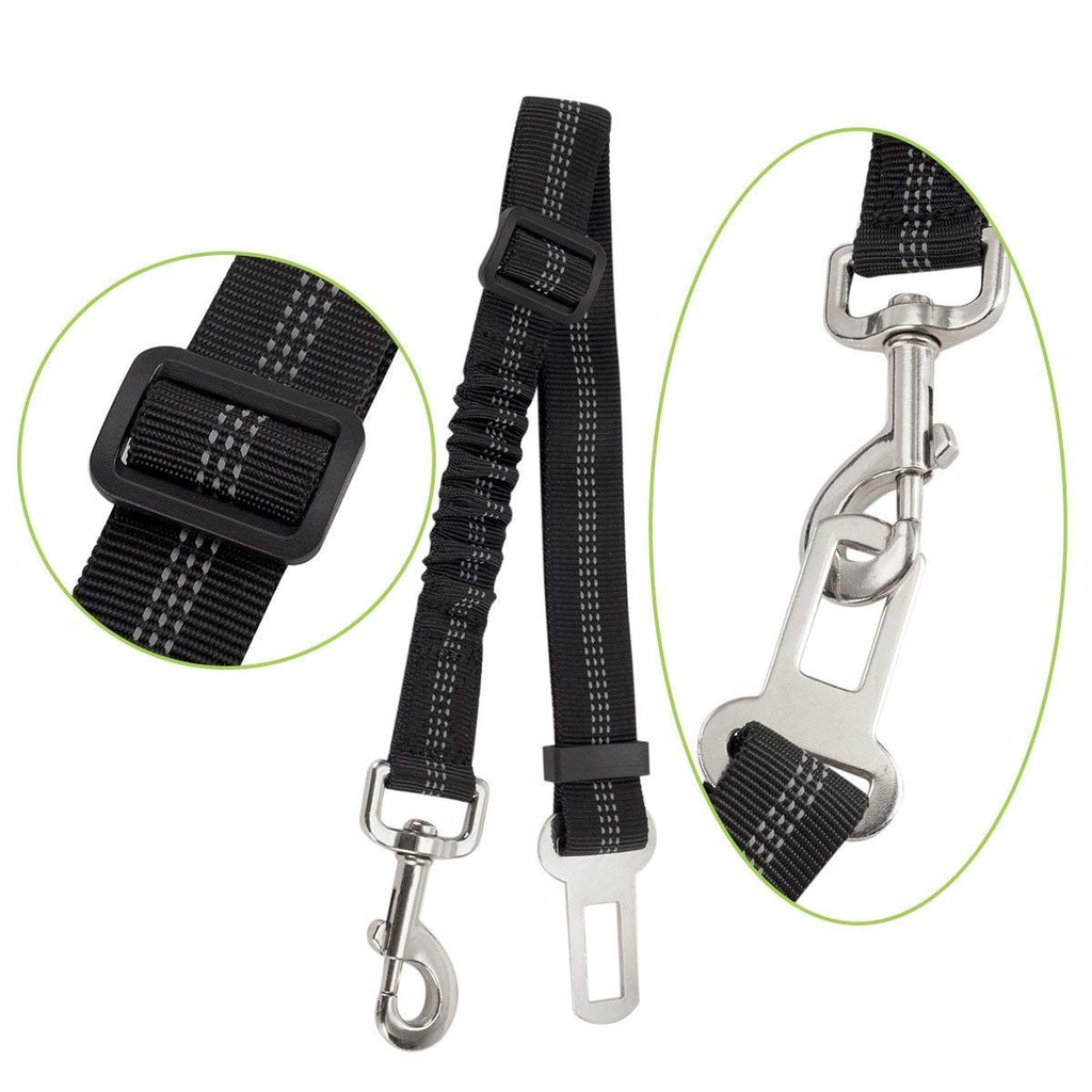 Dog Car Harness &  Seat Belt - Black