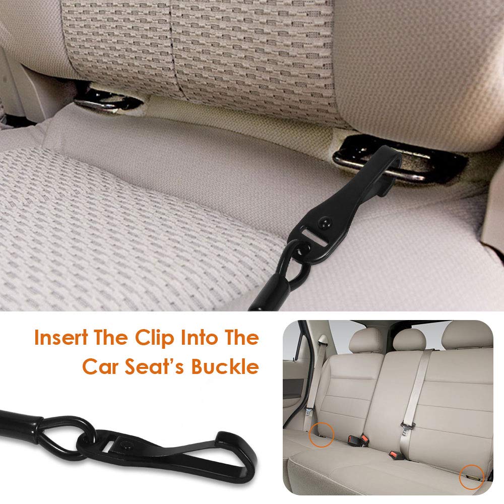 Dog Chew Proof Seat Belt - 2 Packs