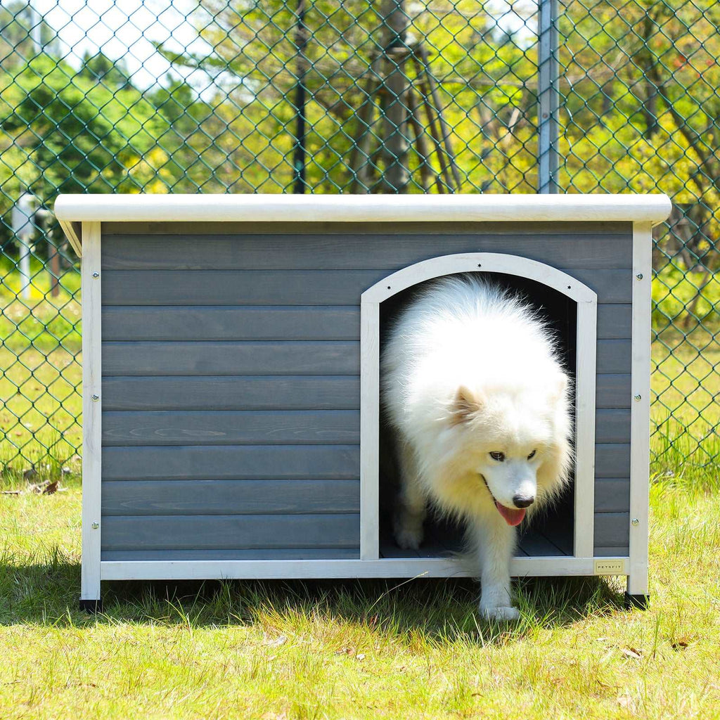 PETSFIT Outdoor Wooden Dog House