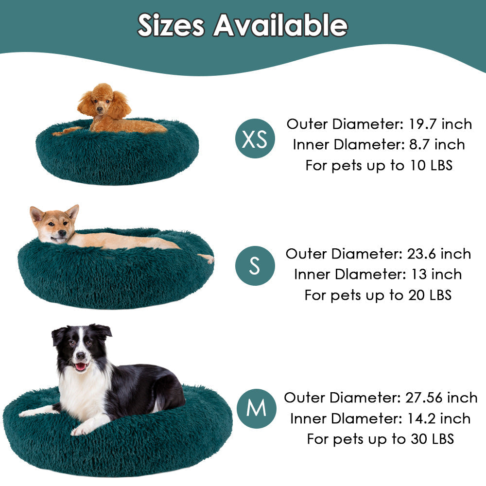 Pet Calming Bed - Dark Green