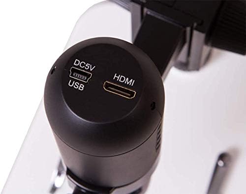 1080P Full HD Digital Microscope, HDMI Microscope, 10x-220x Magnification, to Any Monitor/TV with HDMI-in, Photo Capture, Micro-SD Storage, PC Supported