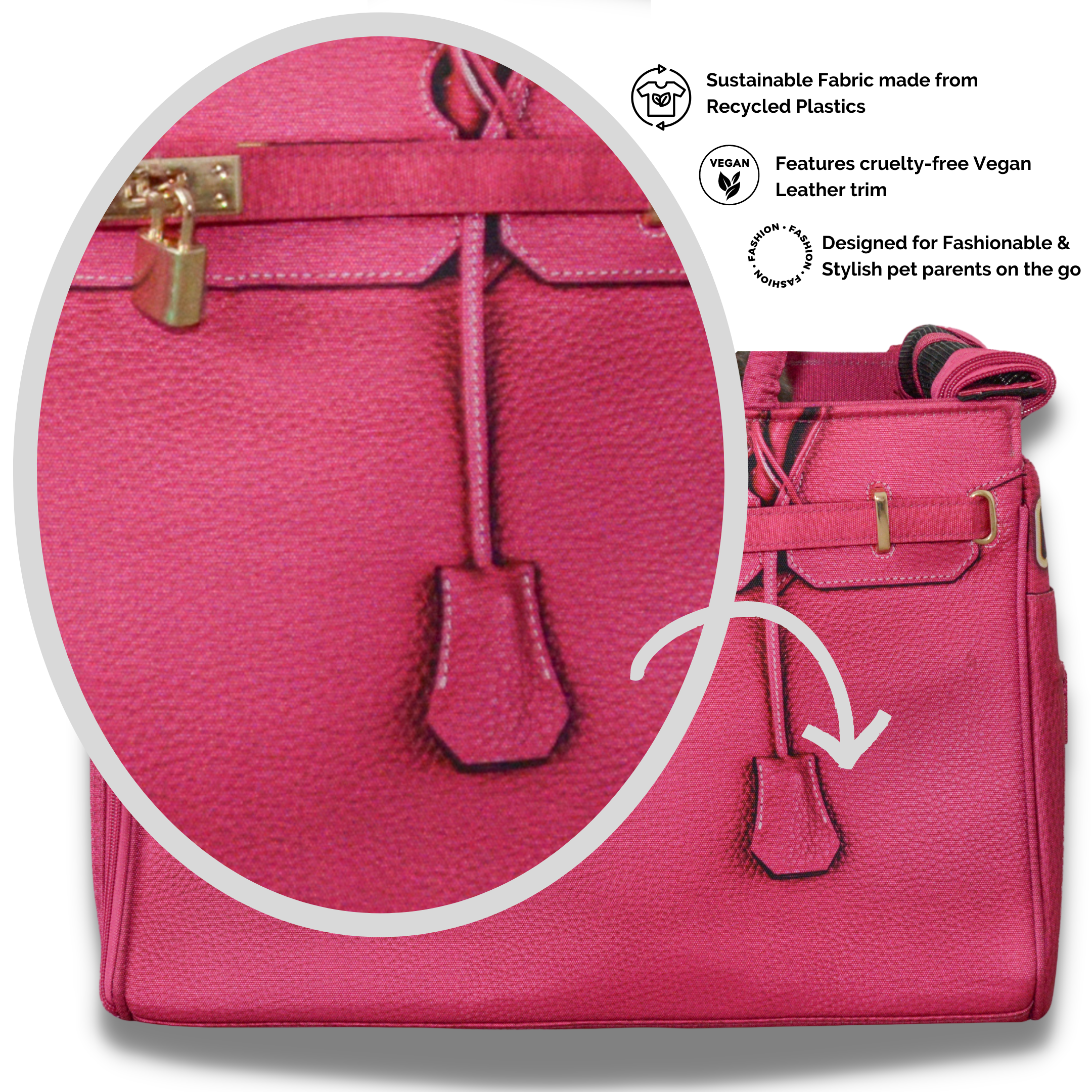 A Pet with Paws® Madison Carrier With Pet Trek Wheelbase