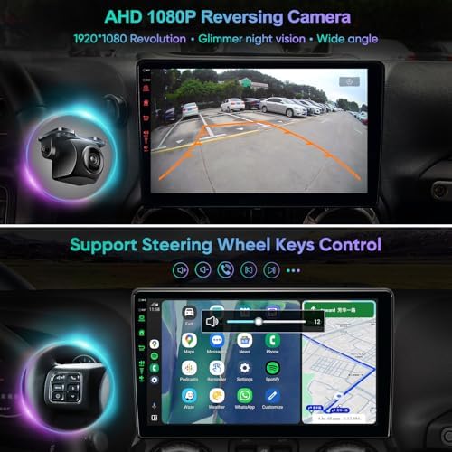 10th Car System & 5G WiFi6(1201Mbps) for Jeep Wrangler Radio,Upgrade10.2 Inch Car Stereo GPS Navigation for JK Compass,Carplay Android Auto Mirroring Airplay SWC 1080P