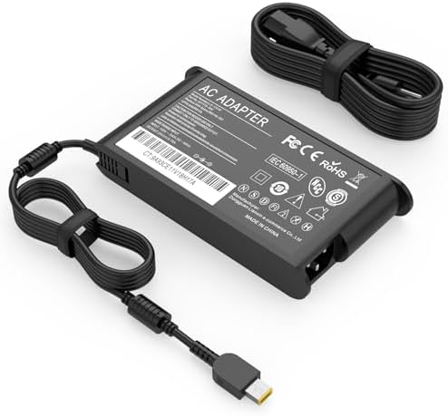 135W Laptop Charger Fit for Lenovo Thinkpad X1 Extreme,Fit for Lenovo Ideapad Gaming Laptop L340,3-15 Also Fit for Lenovo Yoga 9i and Lenovo Dock Charger