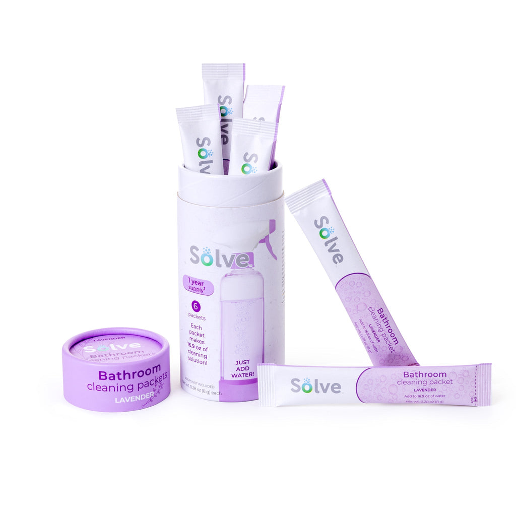 Solve™ Cleaning Packets – 6 Pack - Scented Collection