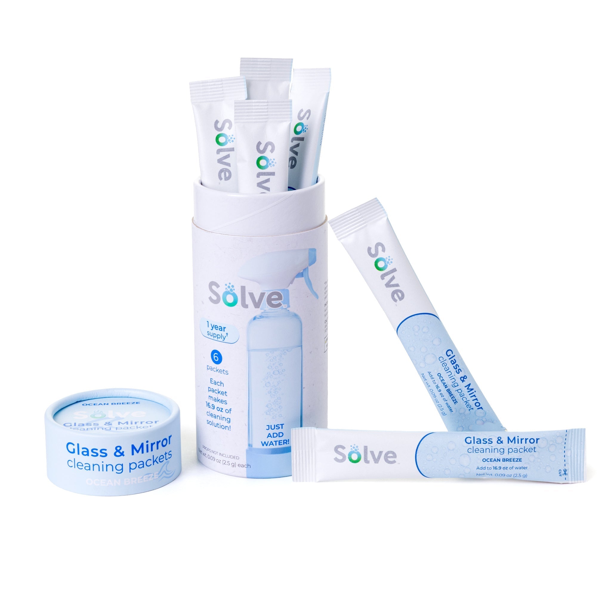 Solve™ Cleaning Packets – 6 Pack - Scented Collection
