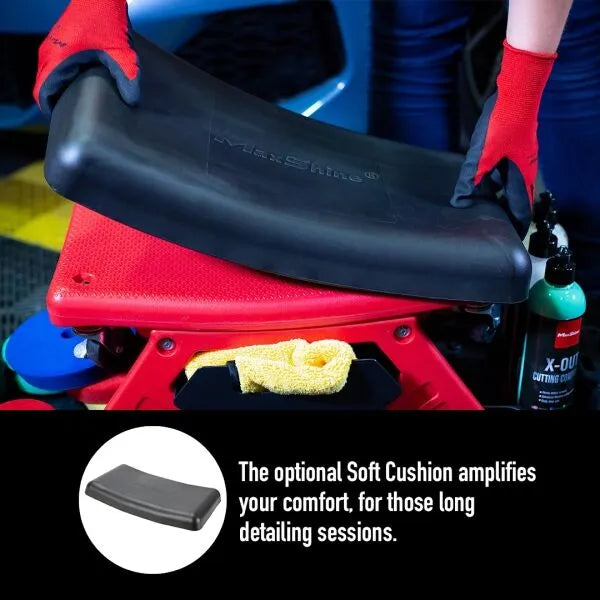 MaxShine Modular Detailing Creeper Seat w/ Cushion