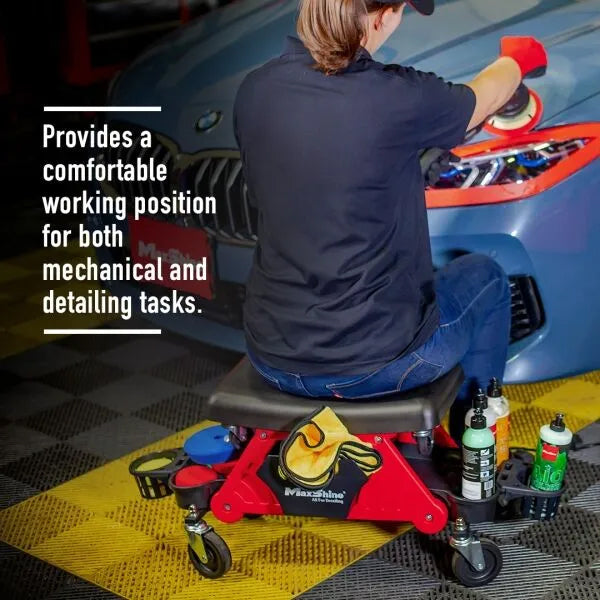 MaxShine Modular Detailing Creeper Seat w/ Cushion