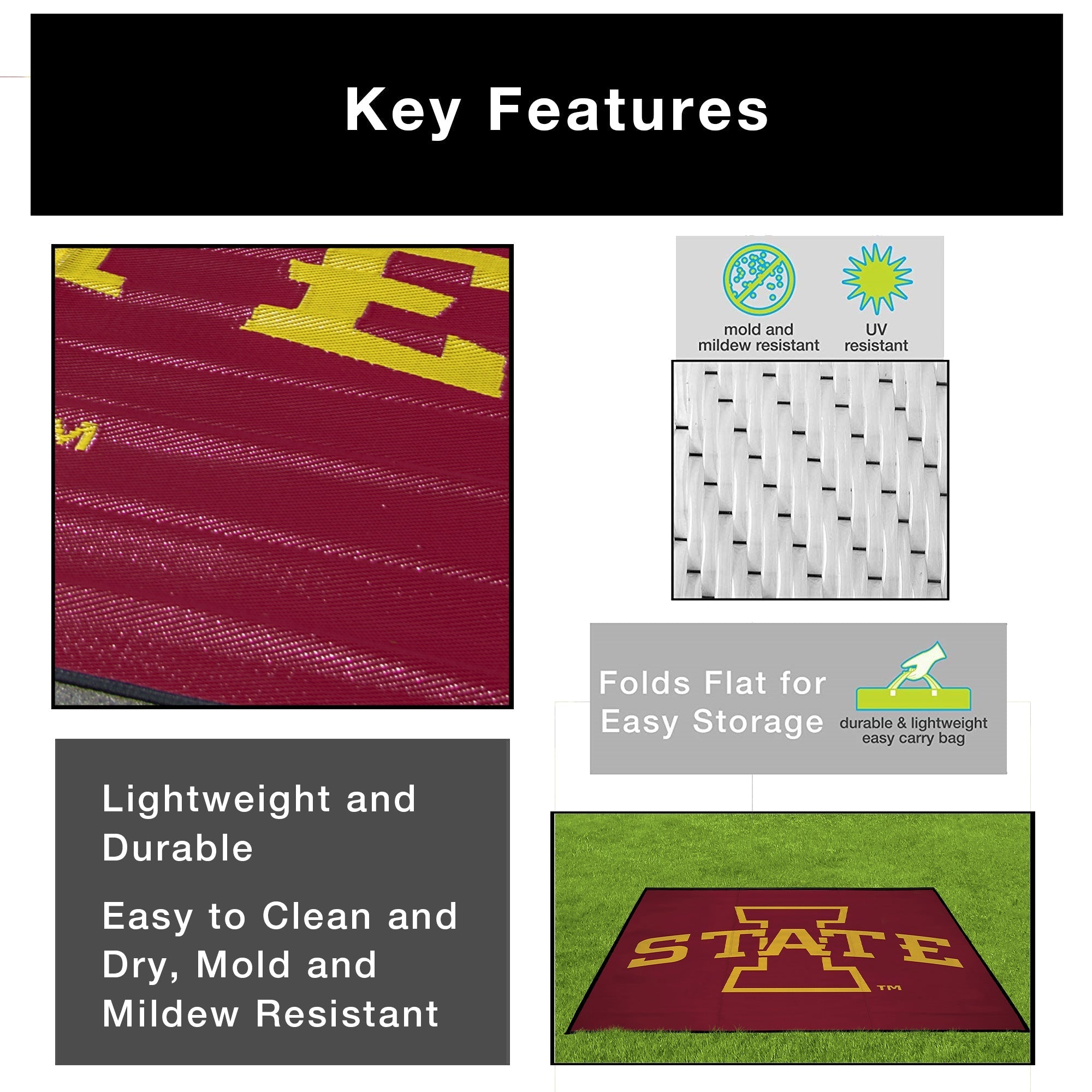 Collegiate Tailgate Picnic Mat