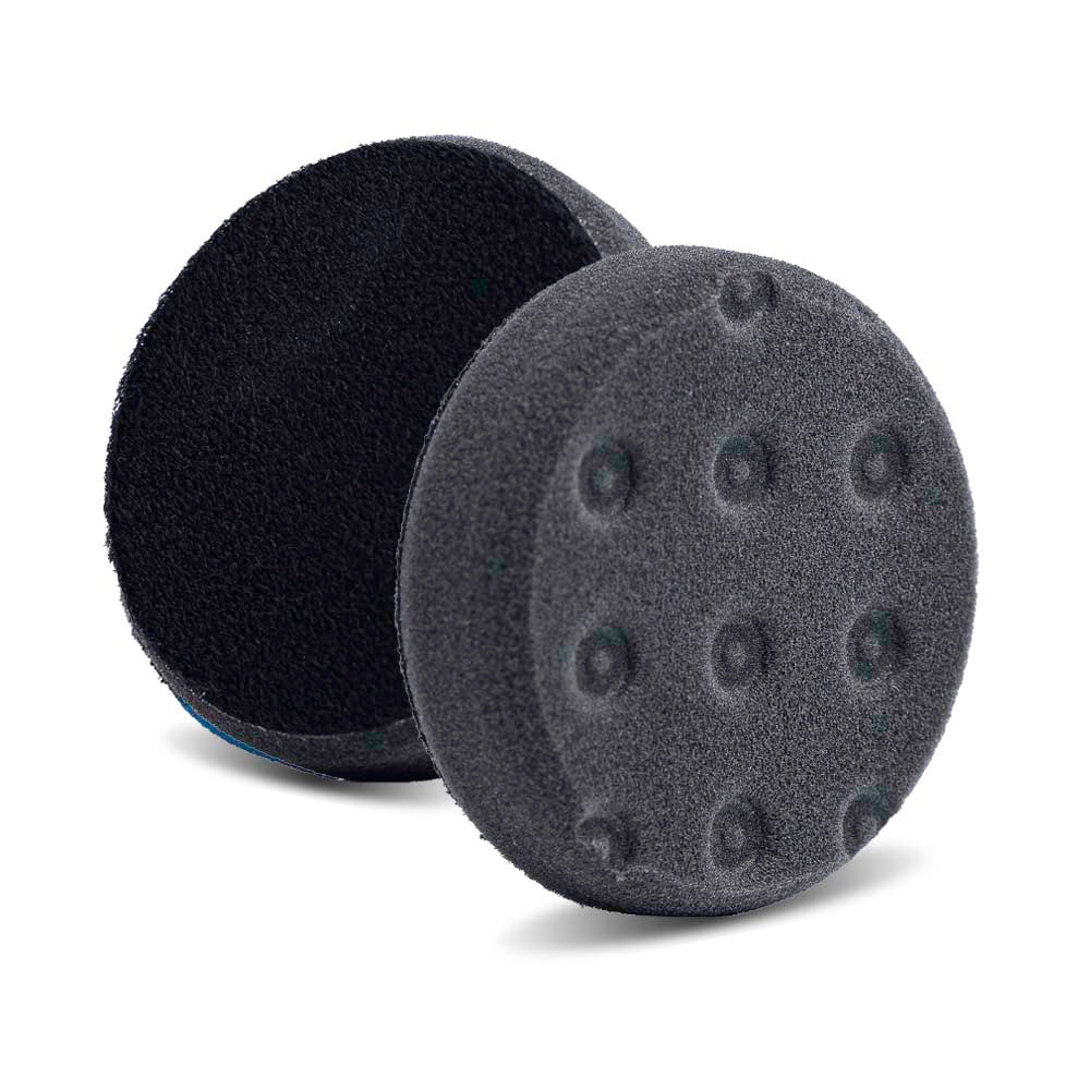 Lake Country CCS Cutback DA Foam Finishing Pad - 3.5", Black (2 pack)