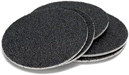 120pcs Foot File Sandpaper Discs Refill for Electric Callus Remover Dead Skin Removal (60pcs Rough 80 Grit + 60pcs Smooth 180 Grit)