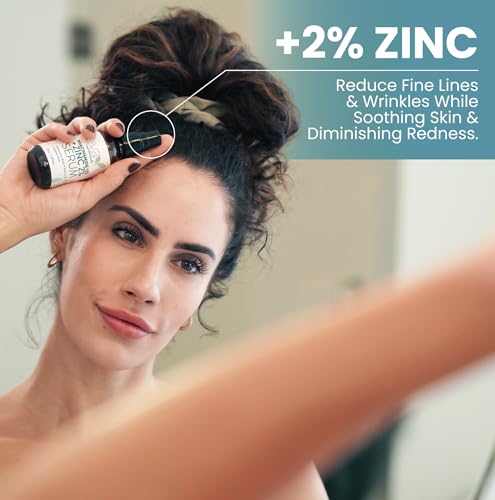 12% Niacinamide Serum for Face + Zinc PCA - Vitamin B3, 2% Zinc PCA and Hyaluronic Acid Serum Known to Even Skin Tone, Shrink Pores, Pump Fine Lines, Reduce Oil, and Hydrate, 2 Oz (2 Pack)