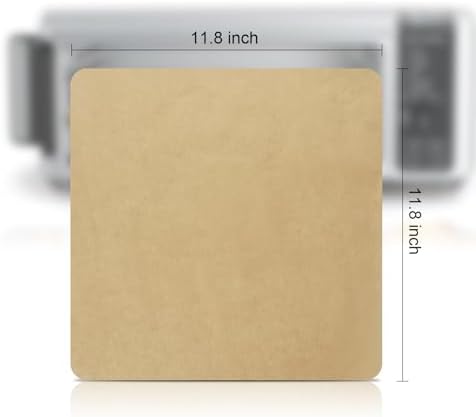 100Pcs 12-inch Air Fryer Parchment Paper Squares Baking Parchment for Cuisinart Air Fryer Cuisinart Convection Toaster Oven,