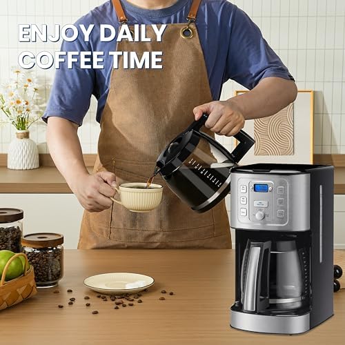 14-Cup Replacement Carafe Compatible with Cuisinart Coffee Maker Models DCC-3200, DCC-3200P1, DCC-2200, DCC-2600, DCC-2800 and CBC-7000PCFR Model# DCC-2200RC-1