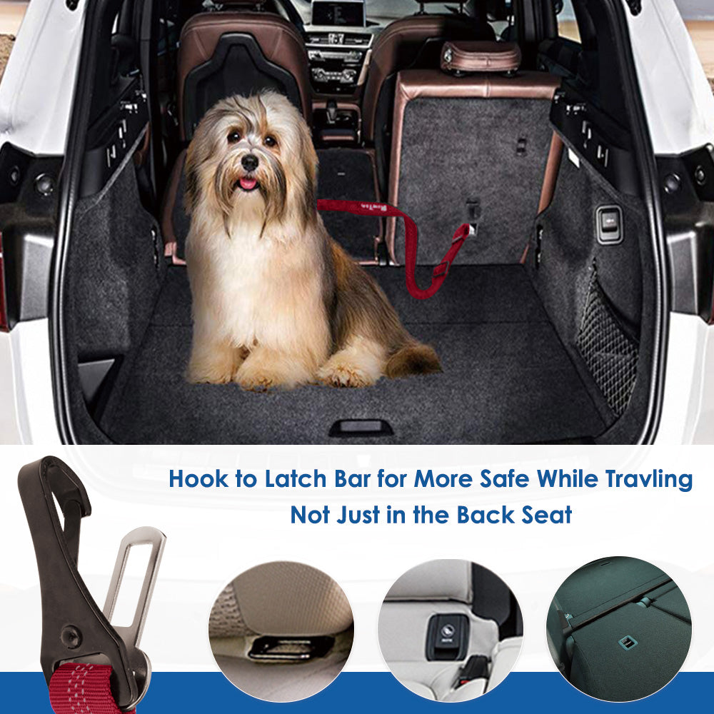 2 Pack Lartch Bar Attachment Seat Belt - Red