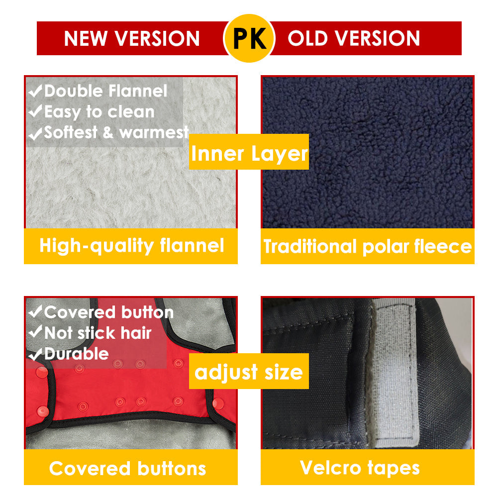 Winter Dog Jacket - Red