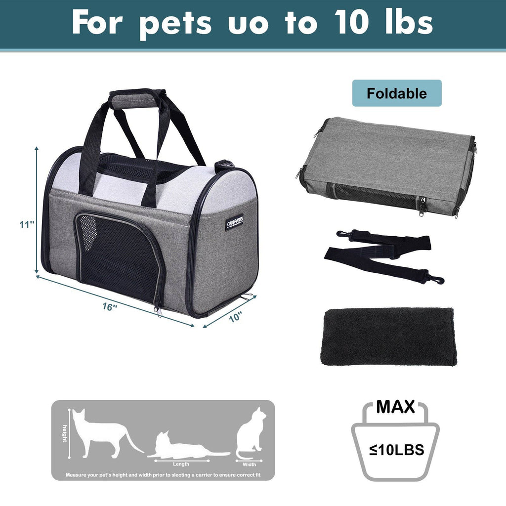 Jespet Sport Airline Travel Pet Carrier Bag