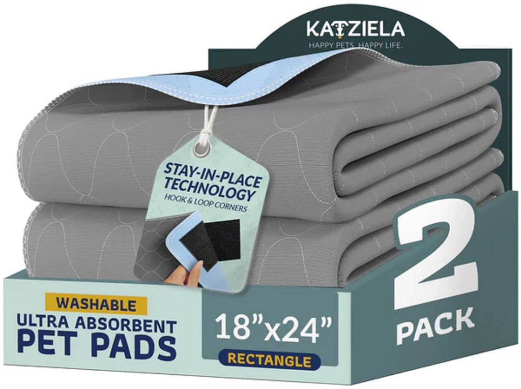 Katziela Quick-Drying Washable Waterproof Stay In Place Pee Pads