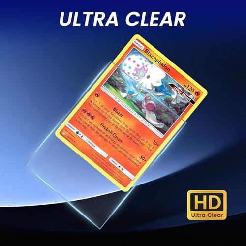 1200 Counts Card Sleeves, Penny Clear Card Sleeves for Trading Cards, Baseball Card Sleeves, Trading Card Sleeve, Soft Sports Card Sleeves, Plastic Card Protector Sleeves for Football Game Cards, MTG