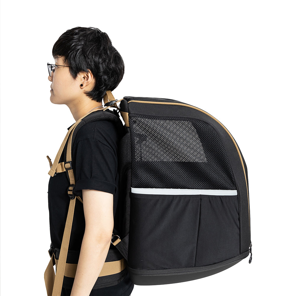 Ibiyaya Champion Large Dog/Cat Carrier Backpack with Window 3-in-1 Travel Backpack & Car Seat Booster