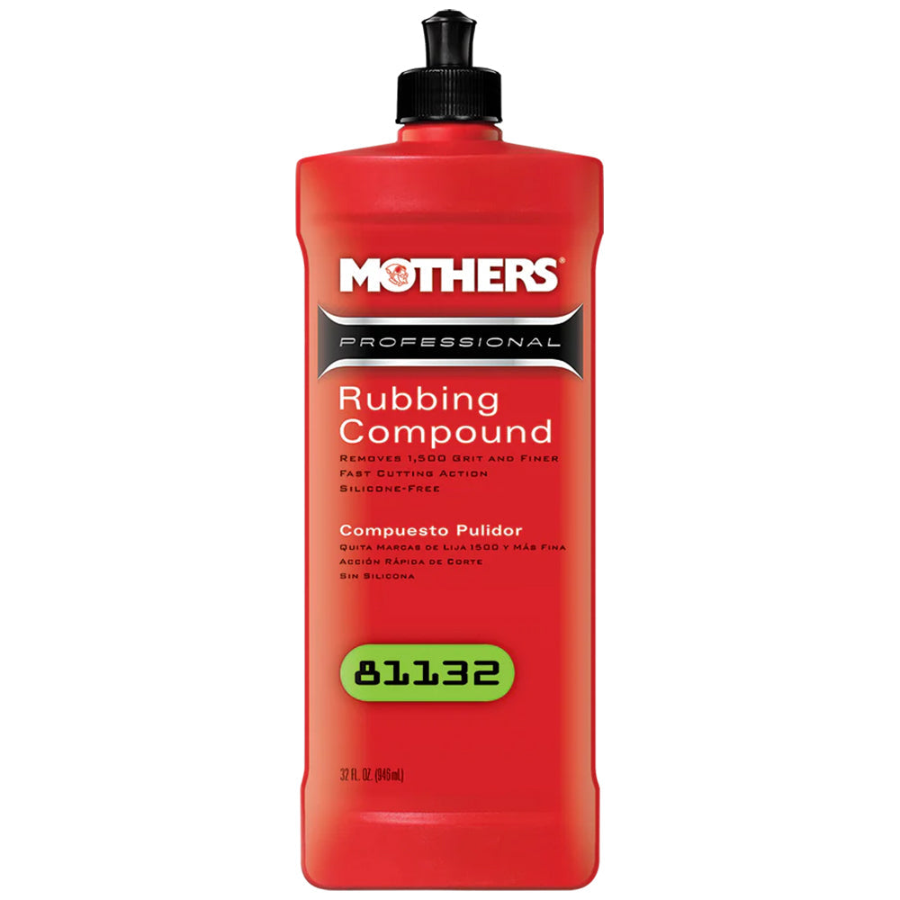 Mothers Professional Rubbing Compound, 81132 - 32 oz.