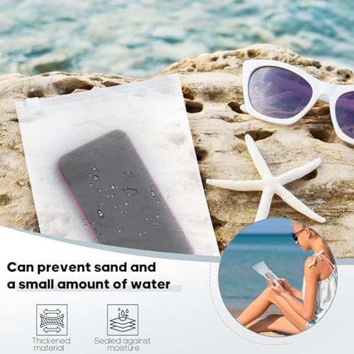14x18 Inch Clothes Packaging Bags for Shipping, 50Pcs 2 Gallon Frosted Zipper Clothing Packaging Bags for small business, Clear Apparel Bag for Winter clothes, blankets, backpack | No Vent Holes
