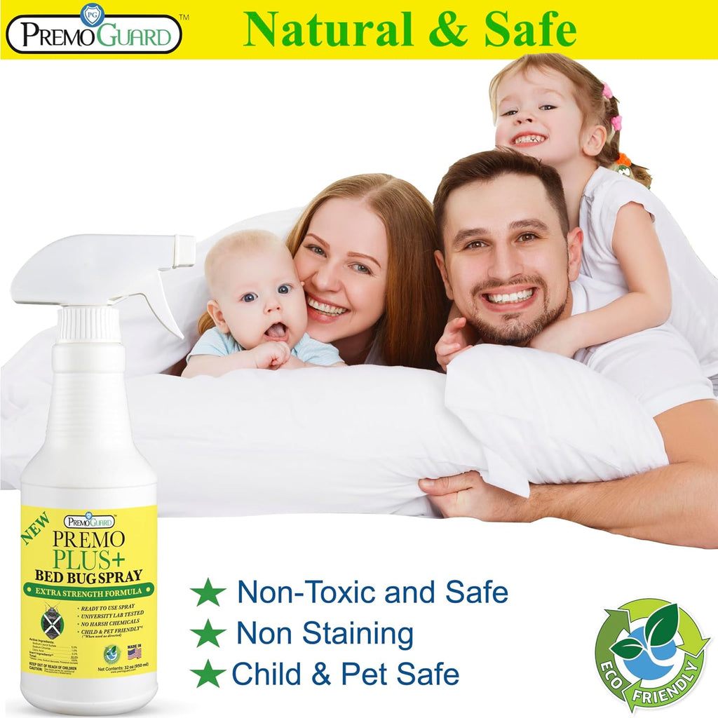 Bed Bug Plus  - All Natural Non-Toxic - By Premo Guard