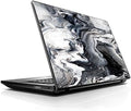 15 15.6 inch Laptop Notebook Skin Vinyl Sticker Cover Decal Fits 13.3" 14" 15.6" 16" HP Lenovo Apple Mac Dell Compaq Asus Acer / Marble White Grey Swirl Beautiful