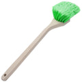 SM Arnold Angled Head Soft Body Brush w/ Green Polystyrene Bristles - 20"